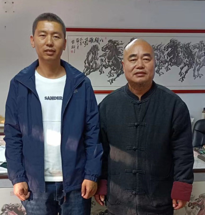 以文会友 画家与作家相会 教育创作者受启发