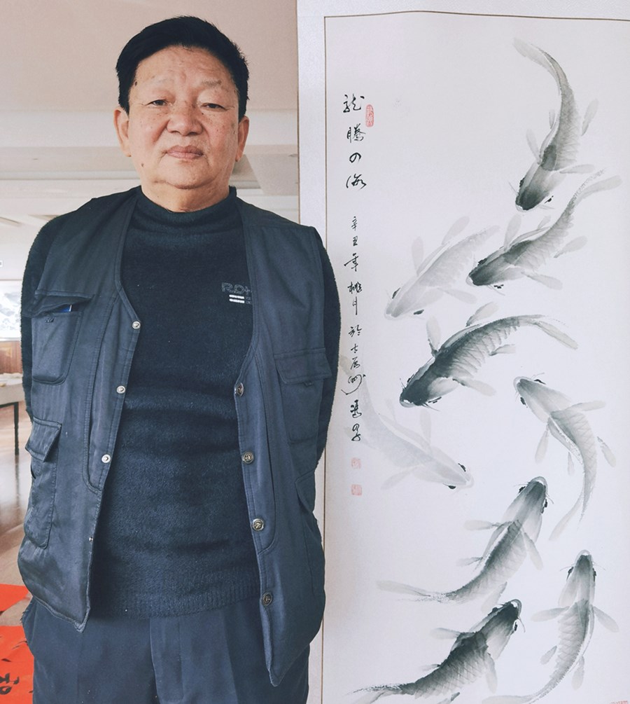 画家冯儒驸:添个渔午入画图 得心应手神为徒