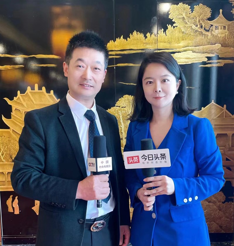 江苏盐城市大丰区中医丁春喜在京接受央视记者专访