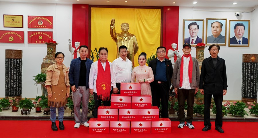 马新存、张郑军一行到广州和深圳宣扬老一辈革命家精神